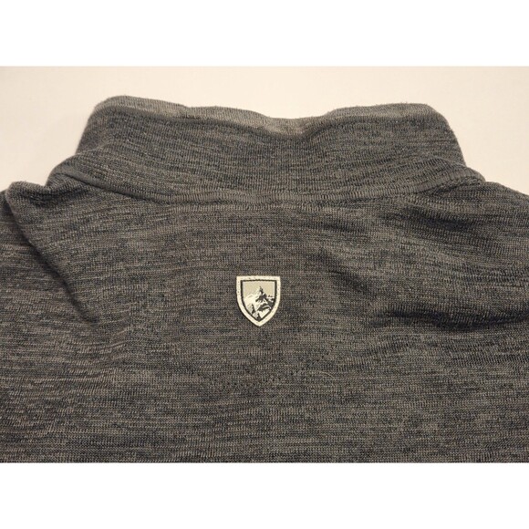 Kuhl Ryzer 1/4 Zip Pullover Mens Large Gray Performance Sweater Stretch Outdoor - Picture 4 of 11